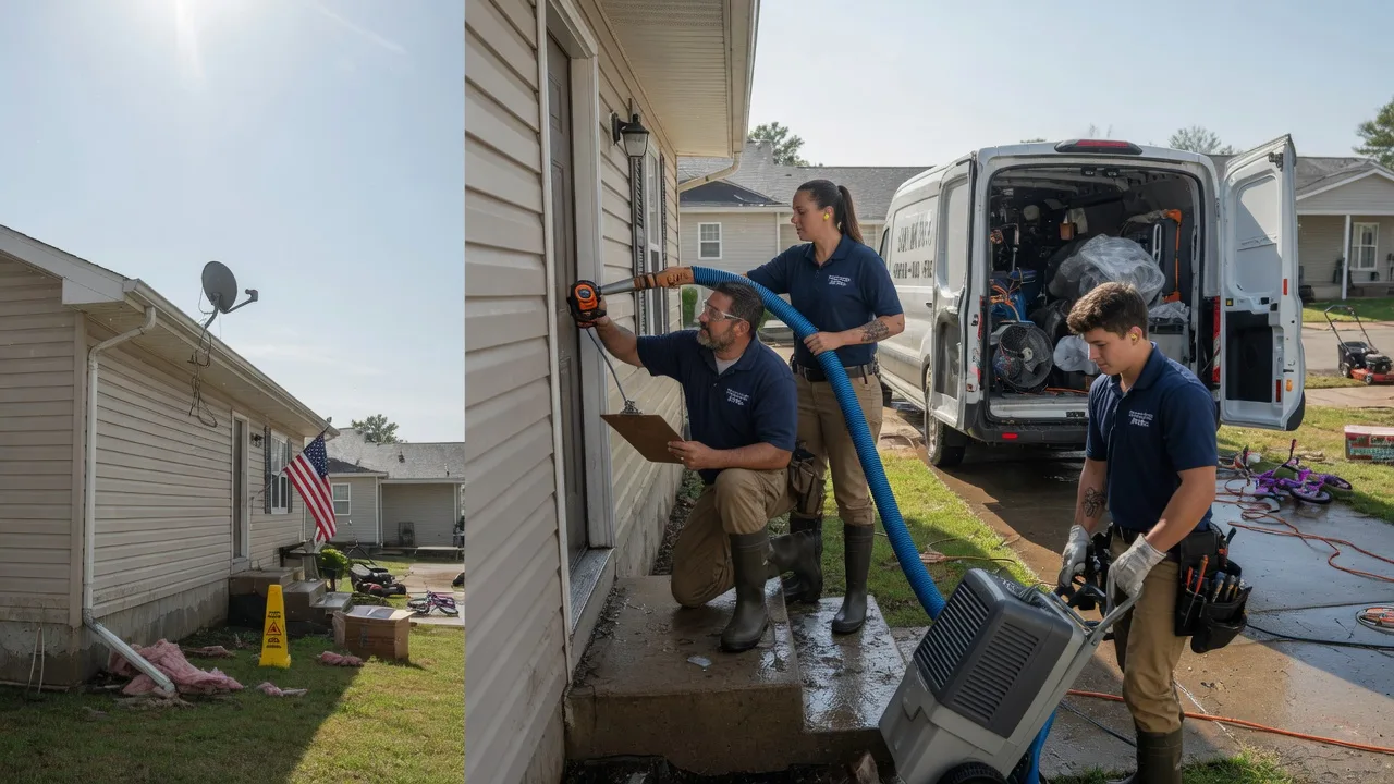 Ceiling Water Damage Restoration in Vinemont, AL near me